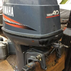 YAMAHA 40HP LONG SHAFT 2 STROKE PTT OUTBOARD BOAT ENGINE